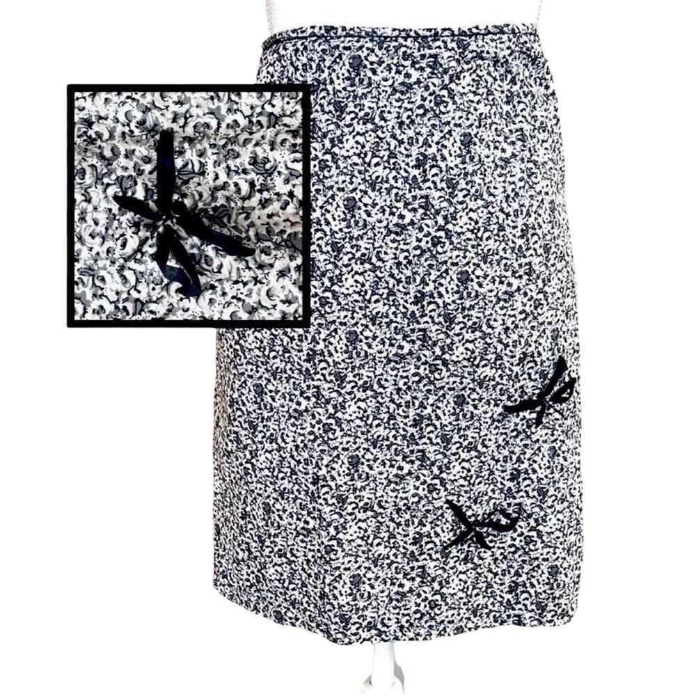 Lane Bryant Mini Skirt Venezia Jeans Gray Floral Beaded Stretchy Sz 20 2X